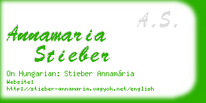 annamaria stieber business card